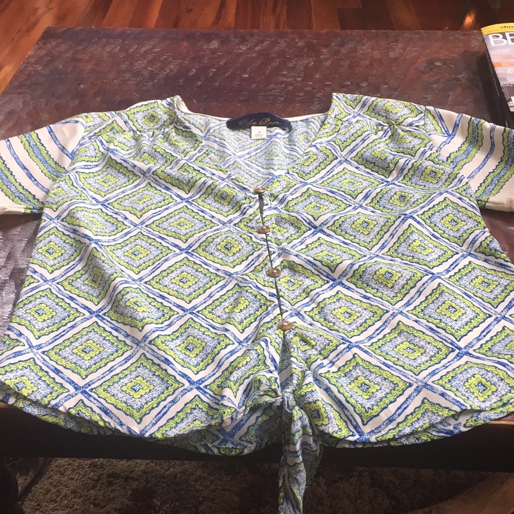 Blue Rain Boutique short sleeve dress shirt